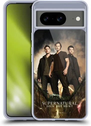 Vista 53 de Head Case Designs Supernatural Sam, Dean & Castiel Key Art - Funda de gel con licencia oficial [protección de grado militar] compatible con Google