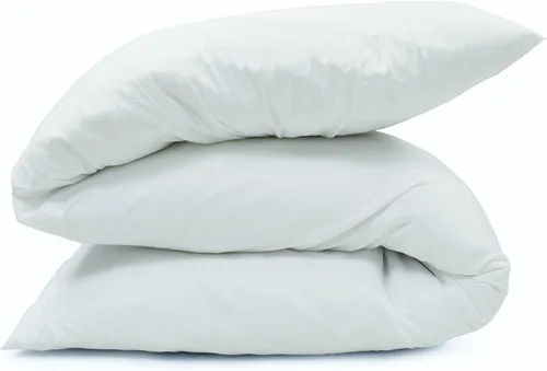 Vista 2 de Cheer Collection Funda de almohada blanca para almohada corporal de 15" x 100