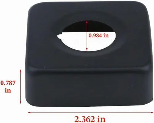 Vista 2 de Dnyta 2 piezas 2.362x0.787 in brazo de ducha brida negro reemplazo brida