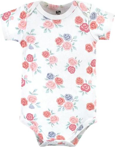 Vista 200 de Hudson Baby baby-girls Cotton Bodysuits 3-pack