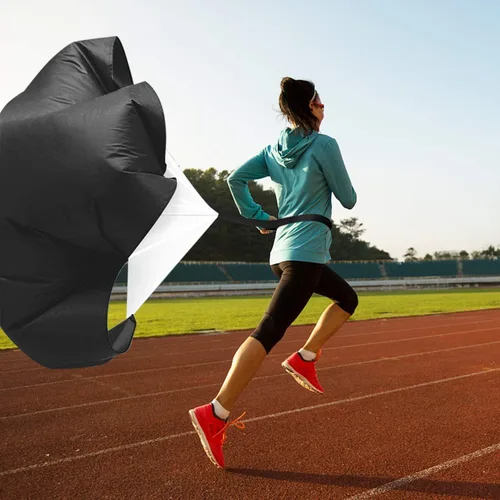 Vista 4 de Juego de entrenamiento de velocidad profesional y agilidad: incluye escalera de agilidad ajustable de 12 peldaños de 20 pies con bolsa