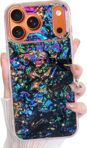 Vista 98 de Bonoma - Funda para iPhone 17 Pro Max 2025 con cristales brillantes, purpurina brillante