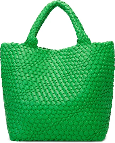 Vista 13 de Bolso tejido para mujer, bolso tote de cuero vegano grande para verano, playa, viaje, bolso de mano y cartera retro hecho a mano, bolso de hombro