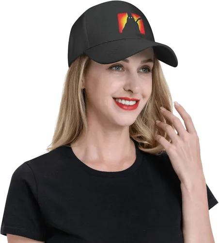 Vista 4 de Pyglaiuffqg Buckethead - Gorra de béisbol para niño, sombrero de hip hop, para niña, béisbol, fútbol, unisex, para papá, color negro, Negro