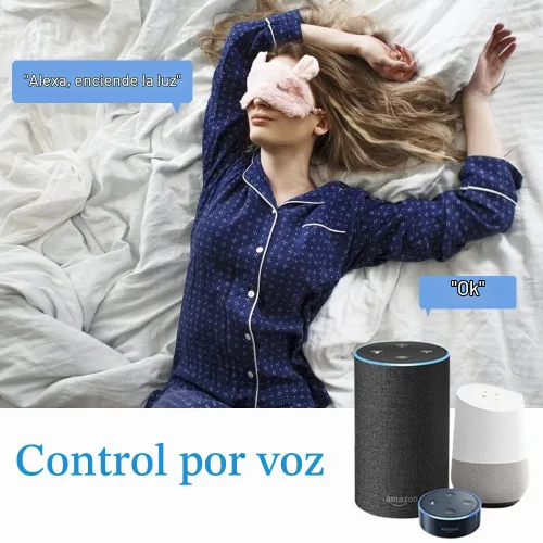 Vista 3 de QIACHIP Adaptador de enchufe de luz de control remoto E26 E27, soporte de luz inteligente ZigBee compatible con control de voz Alexa Echo, requiere