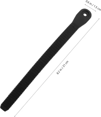 Vista 6 de BESPORTBLE Hebilla universal para patines en línea: 2 piezas de repuesto zapatos de patinaje correa de energía con tornillos Tuercas Kit