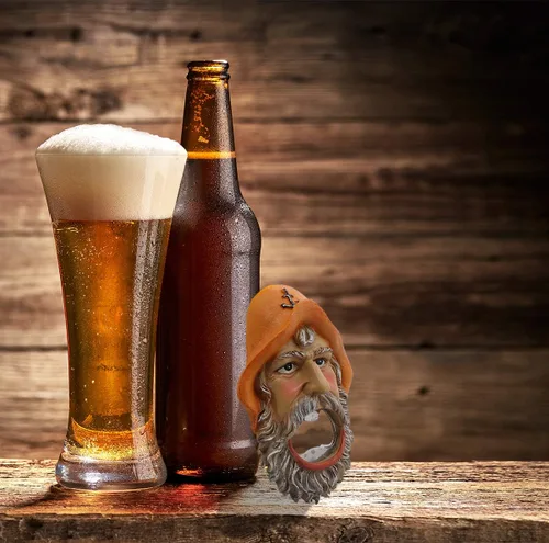 Vista 4 de Sailor - Abridor de botellas de cerveza, diseño de pescador