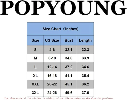Vista 6 de POPYOUNG 2023 Women's Summer Short Sleeve Casual Dresses Crew Neck Beach Cover up