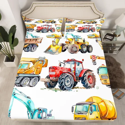 Vista 20 de Erosebridal Juego de sábanas de ratas para niños, tamaño Queen, juego de ropa de cama con diseño de roedores de ratón, divertido diseño de animales