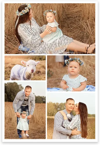 Vista 14 de CCWACPP Impresiones de lienzo de collage con foto personalizada, personalizadas, múltiples imágenes de foto en lienzo, póster personalizado, regalos