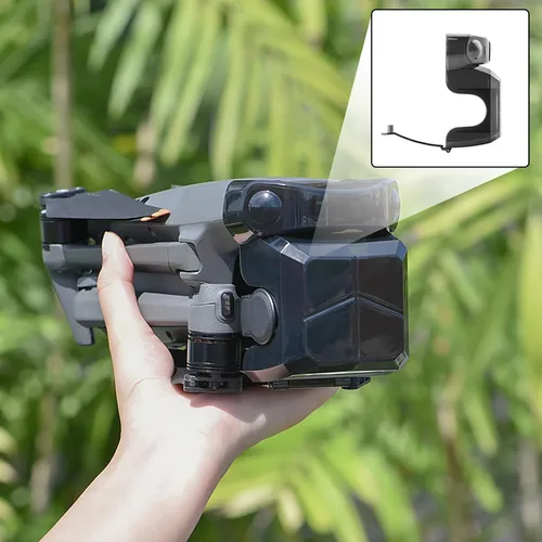 Vista 2 de XINANEE Soporte de hélice y cubierta de cardán para DJI Mavic 3 Pro Drone Accesorios - Tapa de lente Protector de sensor Soporte de correa