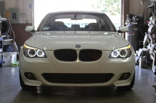 Vista 6 de Bombillas LED blancas con anillo de ángel para BMW 5 6 7 Series X3 X5 (E39 E53 E60 E63 E64 E65 E66 E83), 7000 K blanco
