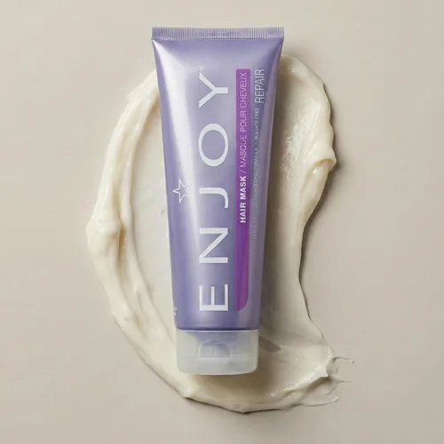 Vista 6 de Enjoy Mascarilla capilar – Nutrición profunda y suavizante para cabello seco y rebelde – 8 onzas