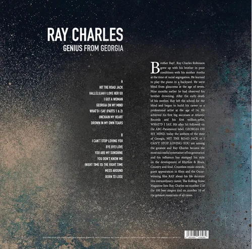 Vista 3 de Ray Charles - Genius From Georgia - Limited Edition Colored Vinyl