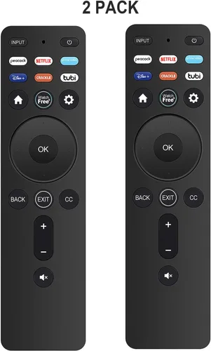 Vista 2 de Paquete de 2 unidades XRT260 de repuesto universal IR remoto compatible con todos los televisores VIZIO Smart TV Smartcast Series P-Series V-Series