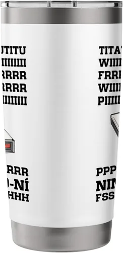 Vista 2 de 90s Nostalgia Retro 90s Dial Up Internet Vintage Stainless Steel Insulated Tumbler