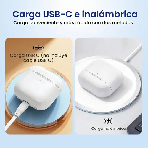 Vista 6 de Funda de carga inalámbrica de repuesto para AirPods 4