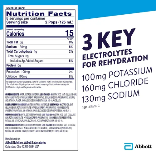 Vista 2 de Alimed Freezer Pop Pedialyte Variedad 2.1 oz