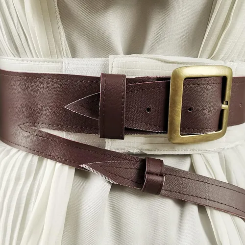 Vista 6 de Disfraz de rey para niños, uniforme de jedi, traje de lujo para niñas, pantalones con cinturón, conjunto completo para Halloween
