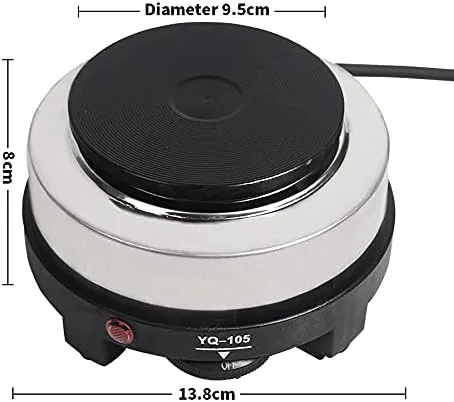 Vista 2 de 500w MINI estufa eléctrica horno cocina multifuncional pequeño calentador de café Mocha calefacción placas calientes máquina de leche de café UE
