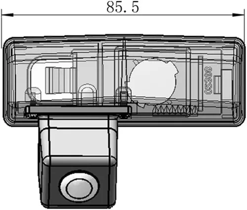 Vista 5 de Para Toyota RAV4 RAV 4 2013 ~ 2015 Cámara de visión trasera del coche Cámara de retroceso/enchufe directamente