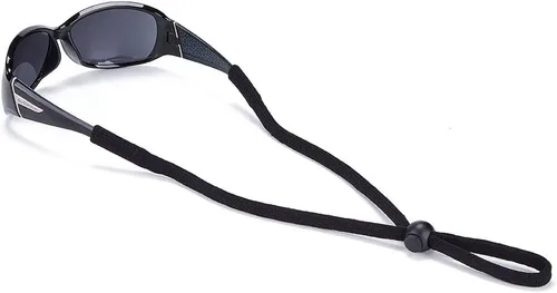 Vista 2 de 2-Pack Universal Eyeglasses Strap Adjustable Lanyard Eyewear Retainer, 24" Negro