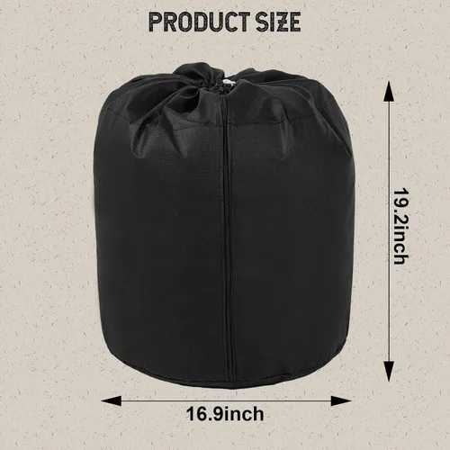 Vista 2 de Ecmln 2PCS Maceta de Protección Invernal para Plantas, Cubierta de Protección contra Heladas para Plantas de Invierno, 16.9 * 19.2in Bolsa