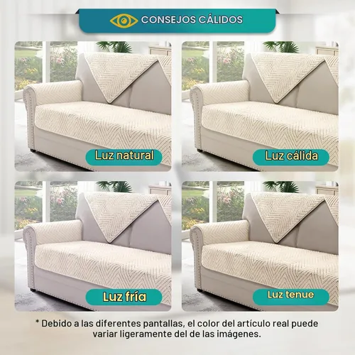 Vista 7 de Turquoize Juego de 2 fundas impermeables para reposabrazos de sofá, antideslizantes, peludas, lavables, gruesas, suaves, fundas protectoras