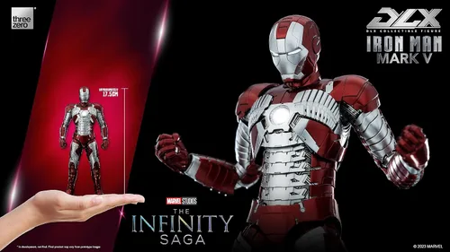 Vista 9 de Marvel Studios: The Infinity Saga DLX Iron Man Mark 5 Figura coleccionable