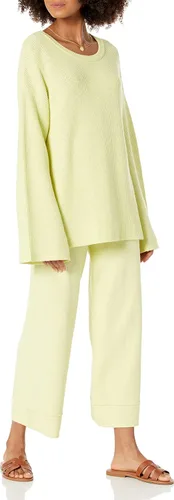 Vista 3 de The Drop - Pantalones de jersey, de corte holgado y elástico Bernadette para mujer