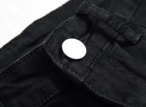 Vista 4 de Leward Pantalones de mezclilla elásticos y desgastados para hombre