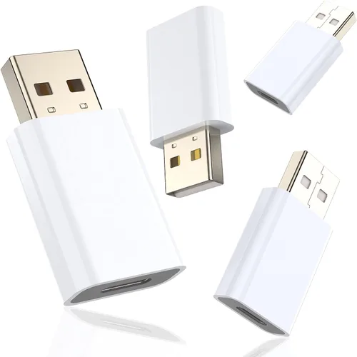 Vista 12 de LMUBOY Adaptador USB a USB-C, compatible con Apple MagSafe Watch 7/8/9/10/SE/Ultra, adaptador tipo C hembra a USB macho para iPhone 16 15 14 13 12