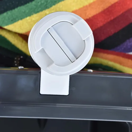 Vista 7 de Accesorio para portavasos compatible con enfriadores Yeti 35 Soporte para bebidas para enfriadores Fabricado en Estados Unidos (blanco, una taza)