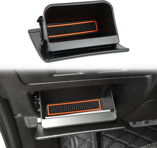 Vista 7 de Auovo Moldura interior para Subaru Forester accesorios 2019 2020 2021 2022 2023 2024 bandeja portavasos, insertos forros, organizador de consola