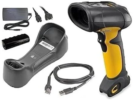 Vista 2 de Symbol LS3578-ER Wireless Bluetooth Laser Barcode Scanner Rugged Cordless Includes Cradle, USB Cable, Power Supply, Line Cord (Renewed)