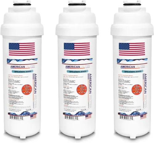 Vista 6 de American Filter Company®, Filtro de agua, Modelo # AFC-EWH-3000, Compatible con Halsey-Taylor(R) Filtros de Fuente de Agua 55897C 55898C 1-Filtro