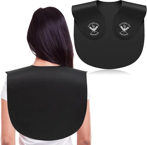 Vista 2 de Noverlife Hair Cutting Collar, Waterproof Silicone Hair Dye Collar, Barber Hair Cutting Pad Haircut Neck Wrap for Salon