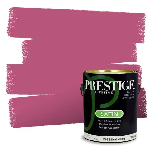 Vista 5 de Prestige Paints Pintura exterior e imprimación en uno, 1 galón, plano, coincidencia comparable de Valspar* Amber Rose*