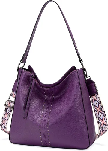 Vista 7 de Montana West - Bolsas hobo medianas para mujer, con asa superior, bandolera, bolso cruzado, bolsa de mano tipo cubo