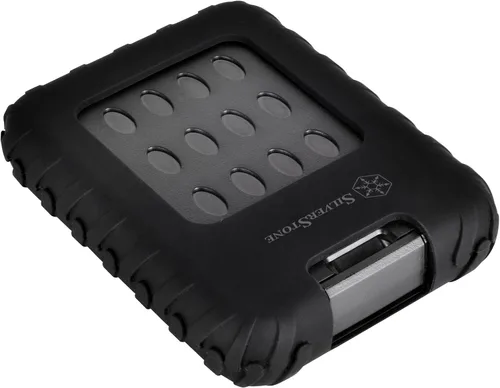 Vista 2 de SilverStone Technology Grado militar-IP65 y prueba de polvo externo 2.5" SATA Drive recinto con USB 3.0 MMS01B