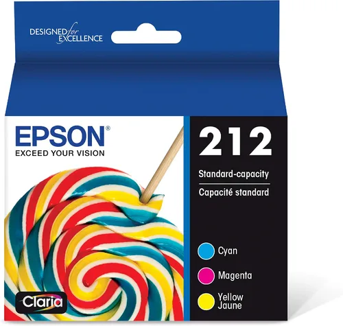 Vista 5 de Epson Paquete combinado de cartuchos de color negro y estándar de 212 tintas Claria de alta capacidad (T212XL-BCS) 212 tinta Claria de capacidad