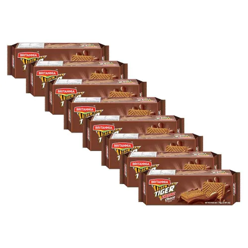 Vista 4 de Britannia Tiger Kreemz - Galletas de vainilla de 2.64 onzas (2.65 oz) - Paquete de 4 - Saludables y deliciosas - Desayuno para niños y aperitivos