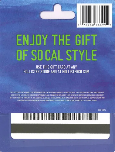 Vista 2 de Hollister Tarjeta de regalo $50