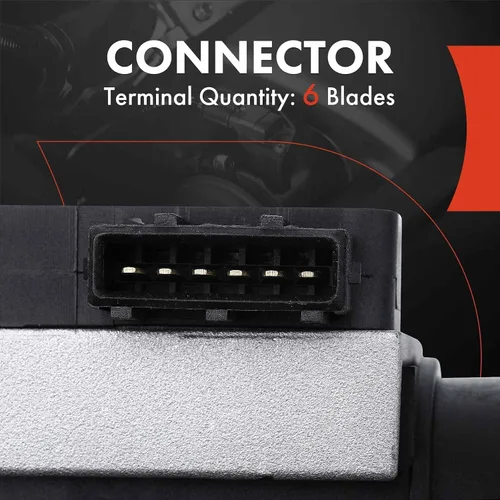 Vista 3 de A-Premium Conjunto de sensor de flujo de aire masivo [6 pines] compatible con Volvo