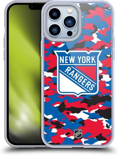 Vista 230 de Head Case Designs Funda de gel suave con licencia oficial de la NHL Camouflage New York Rangers compatible con Apple iPhone 7 Plus/iPhone 8 Plus