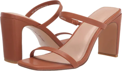 Vista 6 de The Drop Women's Avery Square Toe Two Strap High Heeled Sandal