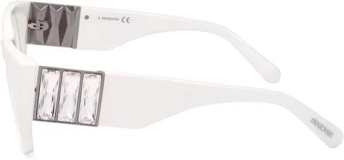 Vista 3 de SWAROVSKI Gafas graduadas rectangulares SK5473 021 Blanco 2.126 in, Blanco