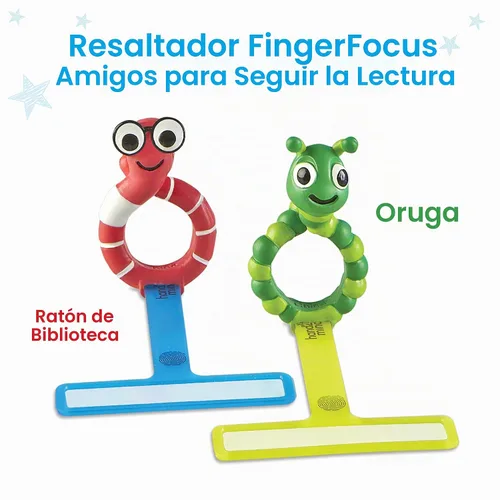 Vista 2 de hand2mind FingerFocus - Resaltador para amigos de seguimiento, tiras de lectura guiada, rastreador de lectura, superposiciones