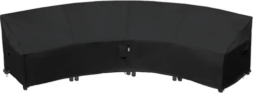 Vista 56 de Funda de Sofá Seccional de Servicio Pesado para Exteriores, Fundas Impermeables 600D para Sofá Seccional de Patio, Funda para Muebles de Jardín