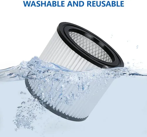 Vista 5 de Filtro de repuesto para aspiradora HEPA compatible con Shop-Vac 90398, 903-98, 9039800, 903-98-00 Hangup Filtro de cartucho de repuesto